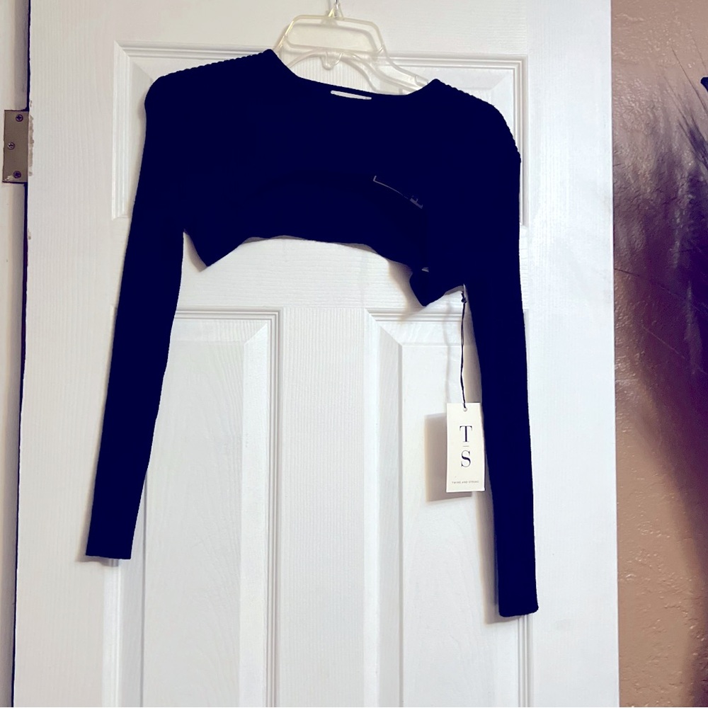 Twine and String Shrug Shoulder sweater top